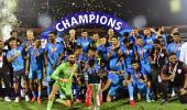 PIX: India crowned Intercontinental Cup champions!