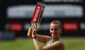 Kvitova warms up for Wimbledon with German Open title