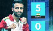 Boxers Deepak, Nishant dominate; move into quarters