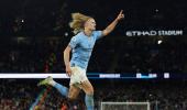 Haaland behind City's 3rd straight Premier League title