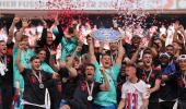 Soccer wrap: Bayern win Bundesliga with last-gasp goal