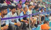 Cricketers Cheer India's Hockey Team