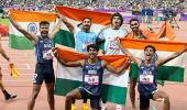 Indian relay team strikes gold, extends medal haul