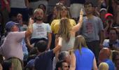 PIX: Climate protesters disrupt US Open semi-final