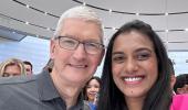 What's Sindhu Doing With Tim Cook?