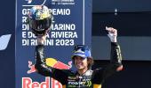 Bezzecchi takes pole at inaugural Indian MotoGP