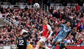 EPL PIX: Arsenal stumble; Liverpool stunned