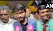 Candidates champ Gukesh returns to hero's welcome