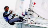 Paris Olympics: Indian sailors Nethra, Vishnu struggle