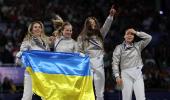 Ukrainians hail fencers for winning Olympic gold medal