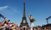 France shine at home Olympics, exceed medal target