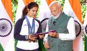 SEE: Manu Bhaker coaches Modi on pistol