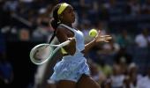 US Open PIX: Zheng passes Anisimova test in opener