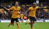 EPL PIX: Sarabia helps Wolves edge Sheffield United