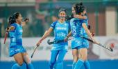 PIX: Udita stars as India make Olympic Qualifier semis