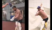 SEE: Nagal Swaps Racquet For Bat At MCG