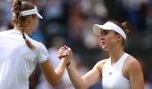 Wimbledon PIX: Rybakina, Krejcikova enter semis