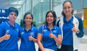 India's table tennis squad arrives in Paris