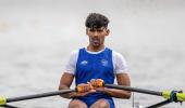 Rower Panwar finishes 4th in heat, moves to repechage