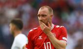 Eriksen's fairytale Euro comeback spoilt by Slovenia