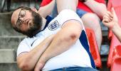 Frustrated football fans poke fun at England