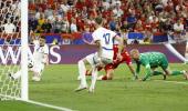 Euro: Denmark in knock-outs after draw with Serbia