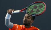 Nagal loses to Raonic in Indian Wells first round