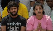 Big victory for women wrestlers: Bajrang, Sakshi