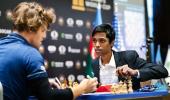 Praggnanandhaa overcomes Carlsen in Superbet chess