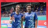 Singapore: Treesa-Gayatri's dream run ends in semis