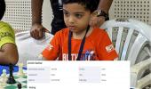 3 yr old Anish is youngest rated chess player!