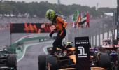 McLaren's Norris claims pole position for Brazilian GP