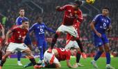 EPL PIX: United thrash Leicester; Ipswich stun Spurs