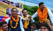 PIX: India's Paralympic stars touch down in Delhi