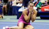 Eye of the tiger: Sabalenka roars back to win US Open