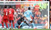 EPL PIX: Forest stun Liverpool; City, United win