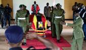 PIX: Cheptegei buried with full military honours