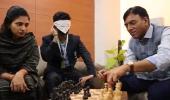 Gukesh's Blindfold Blitz Stuns Minister