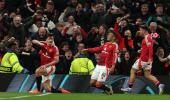 Europa PIX: Man Utd's roaring comeback stuns Lyon