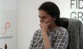 FIDE GP: Humpy survives scare, shares lead with Jiner