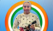 Simranpreet wins silver in 25m pistol, Bhaker fourth