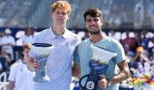 Alcaraz wins Cincinnati Open as Sinner retires in final