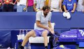 PIX: Major Medvedev meltdown at chaotic US Open match