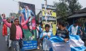 Messi Lands In Kolkata Amid Massive Fan Frenzy