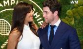 PIX: Priyanka, Nick Enjoy Tennis At Centre Court!