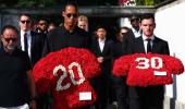 Liverpool players join family for Diego Jota's funeral