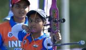 Archery WC: Women's Compound team wilt, bag silver