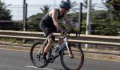 Out on parole, Pistorius attends triathlon event!