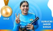 Golden hat-trick for Suruchi at ISSF World Cup