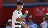 PIX: Alcaraz, Draper in Queen's Club semis